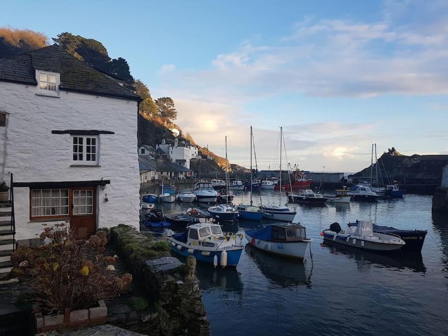 Bijou Coastal Apartment In Polperro With Hot Tub Onsite Parking Downhill Walk To Village Kültér fotó