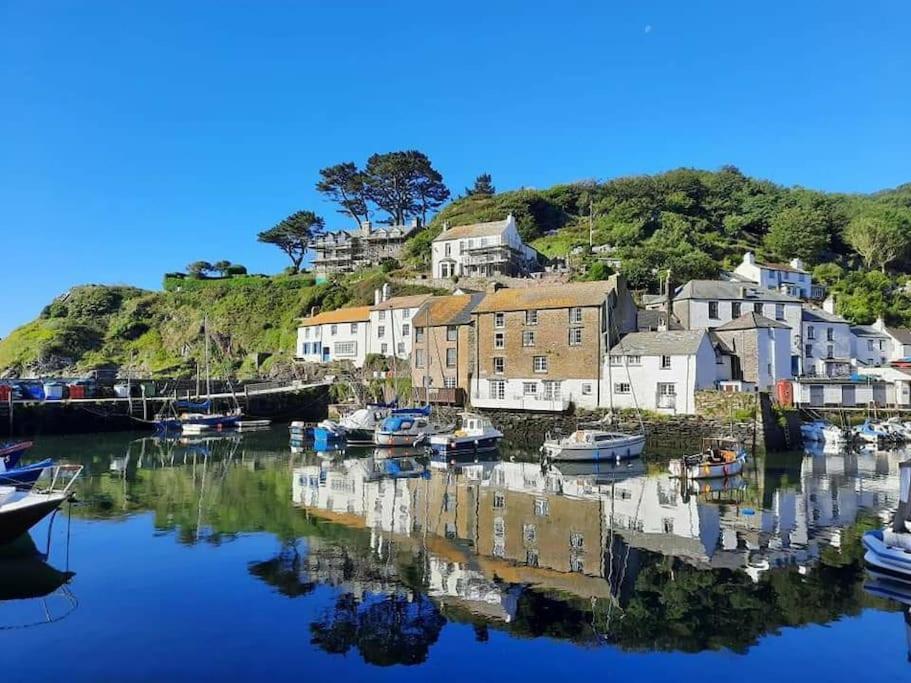 Bijou Coastal Apartment In Polperro With Hot Tub Onsite Parking Downhill Walk To Village Kültér fotó