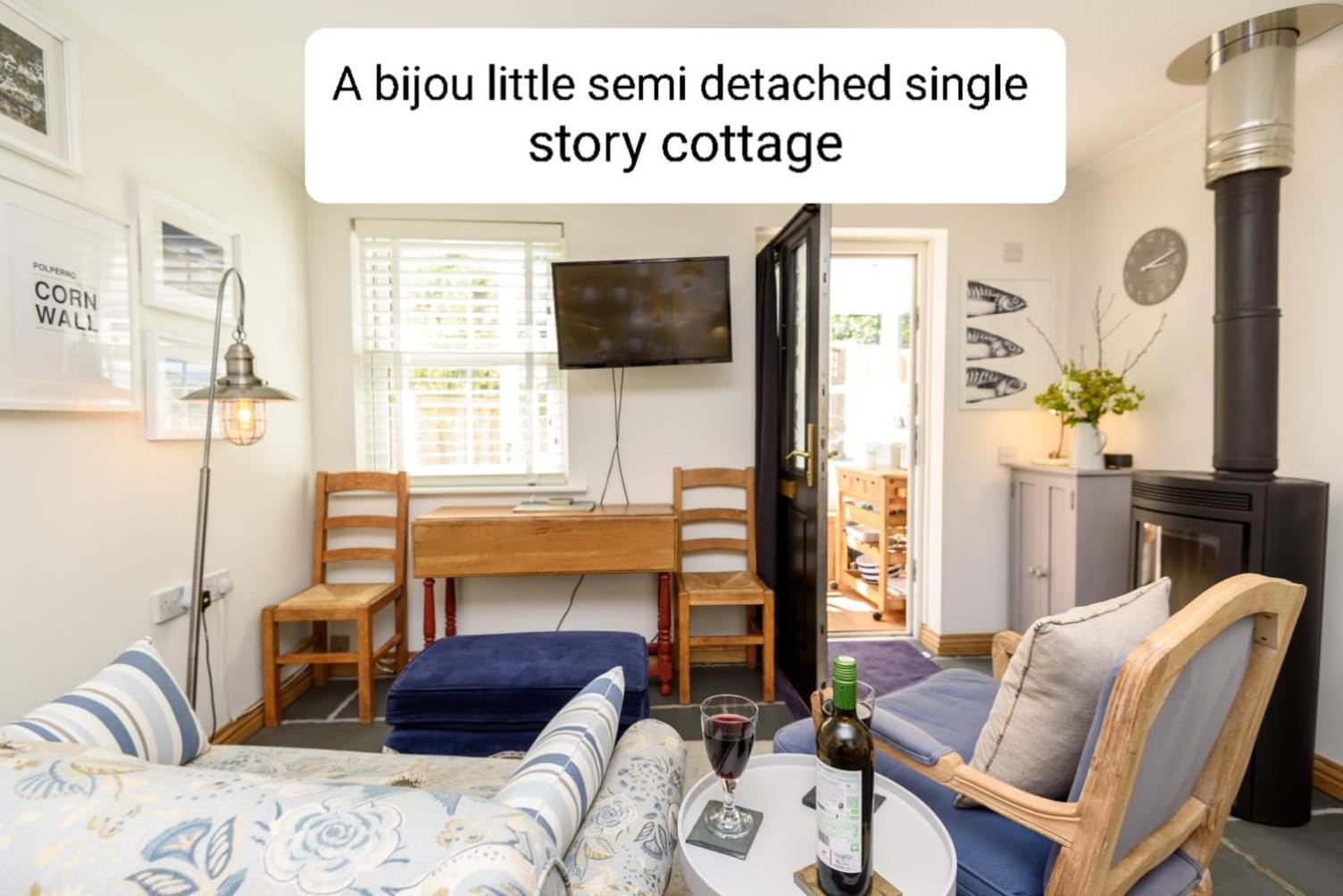 Bijou Coastal Apartment In Polperro With Onsite Parking Kültér fotó